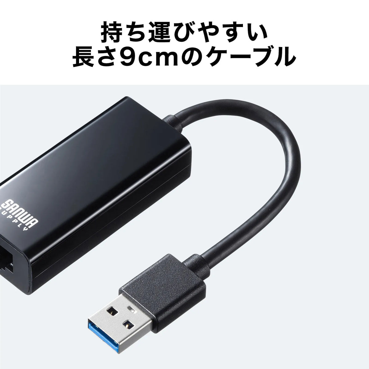 USB 3.2 to LAN Conversion Adapter (Black) USB-CVLAN1BKN