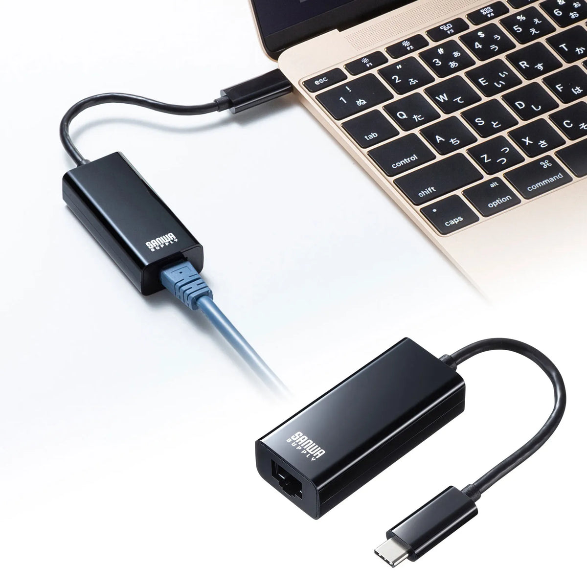 USB 3.2 Type-C to LAN Conversion Adapter (Black) USB-CVLAN2BKN