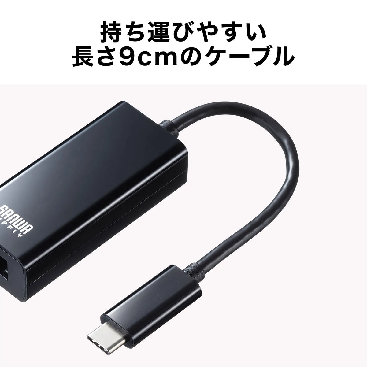USB 3.2 Type-C to LAN Conversion Adapter (Black) USB-CVLAN2BKN