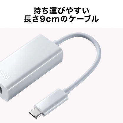 USB 3.2 Type-C to LAN Conversion Adapter (White) USB-CVLAN2WN