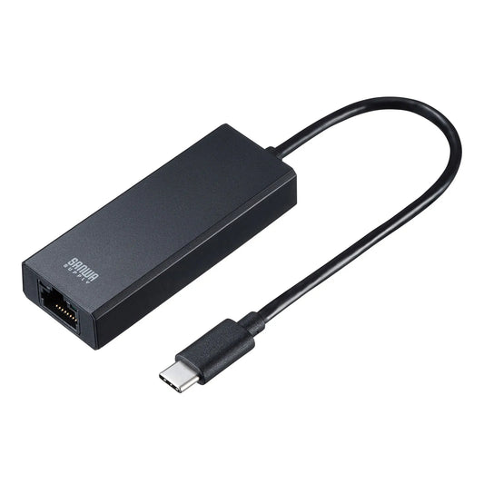 USB3.2 Type-C-LAN変換アダプタ(2.5Gbps対応) USB-CVLAN6BK