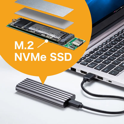 M.2 PCIe/NVMe SSD enclosure USB-CVNVM1