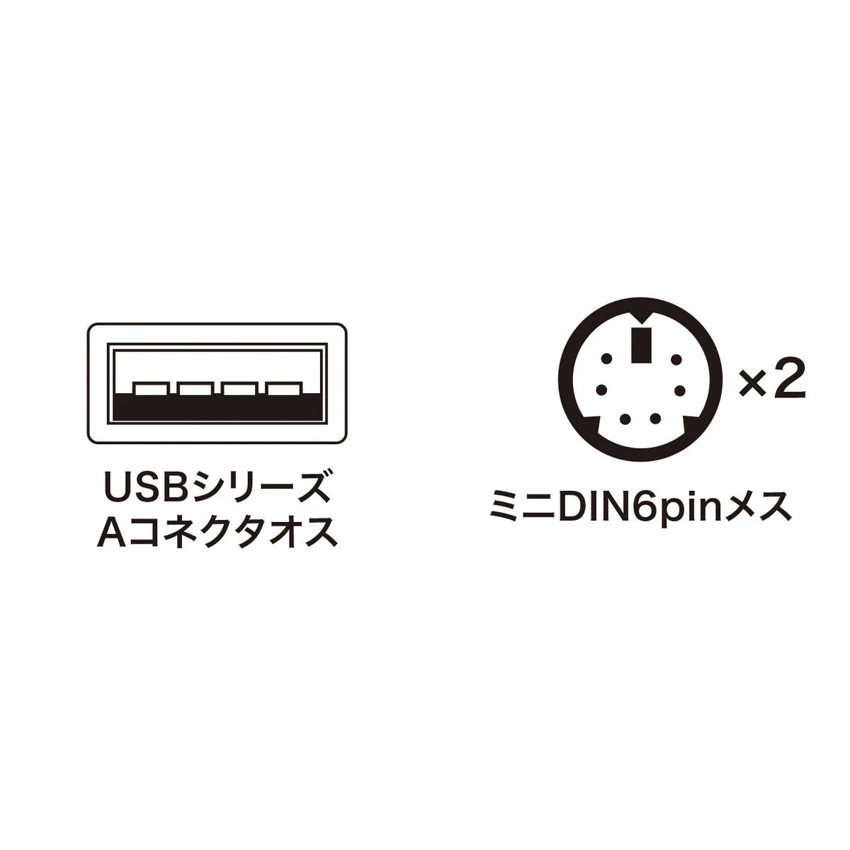 USB-to-PS/2 Conversion Converter USB-CVPS6