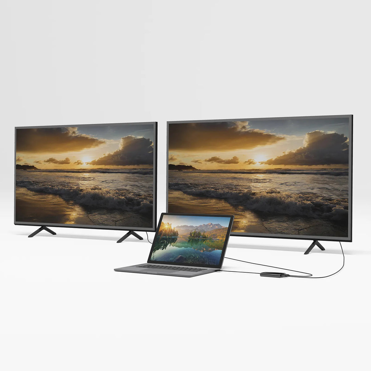 USB-HDMIディスプレイアダプタ(4K対応・ 2画面出力) USB-CVU3HD5