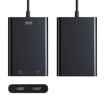 USB-HDMIディスプレイアダプタ(4K対応・ 2画面出力) USB-CVU3HD5
