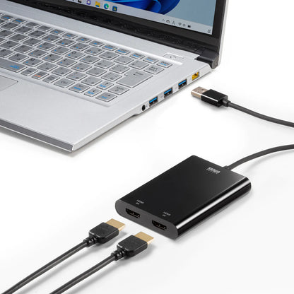 USB-HDMI Display Adapter (4K x 2-screen output) USB-CVU3HD6