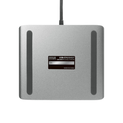 USB-HDMIディスプレイアダプタ(4K対応・ 4画面出力) USB-CVU3HD7