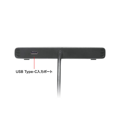 USB-HDMIディスプレイアダプタ(4K対応・ 4画面出力) USB-CVU3HD7