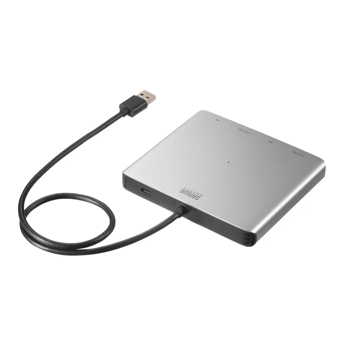 USB-HDMIディスプレイアダプタ(4K対応・ 4画面出力) USB-CVU3HD7