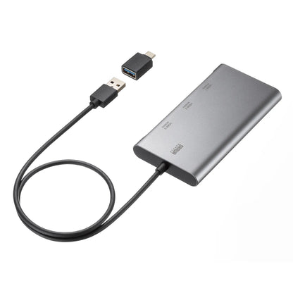 USB-HDMIディスプレイアダプタ(4Kx3画面出力) USB-CVU3HD8