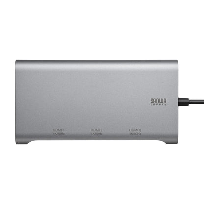 USB-HDMIディスプレイアダプタ(4Kx3画面出力) USB-CVU3HD8