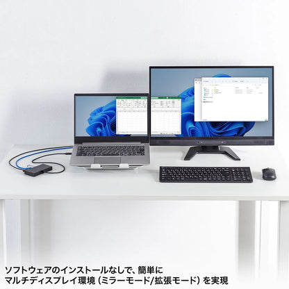 USB Type-Cドッキングステーション USB-DKM10BK