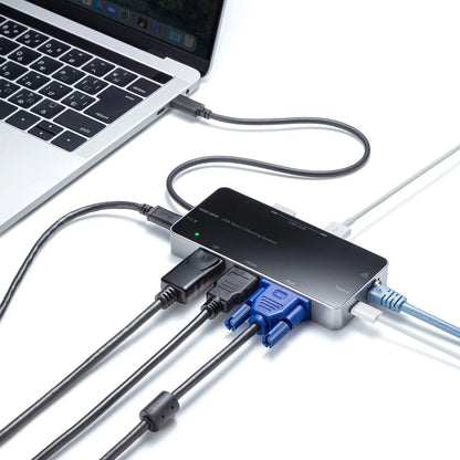 USB Type-C ドッキングステーション USB-DKM2BK