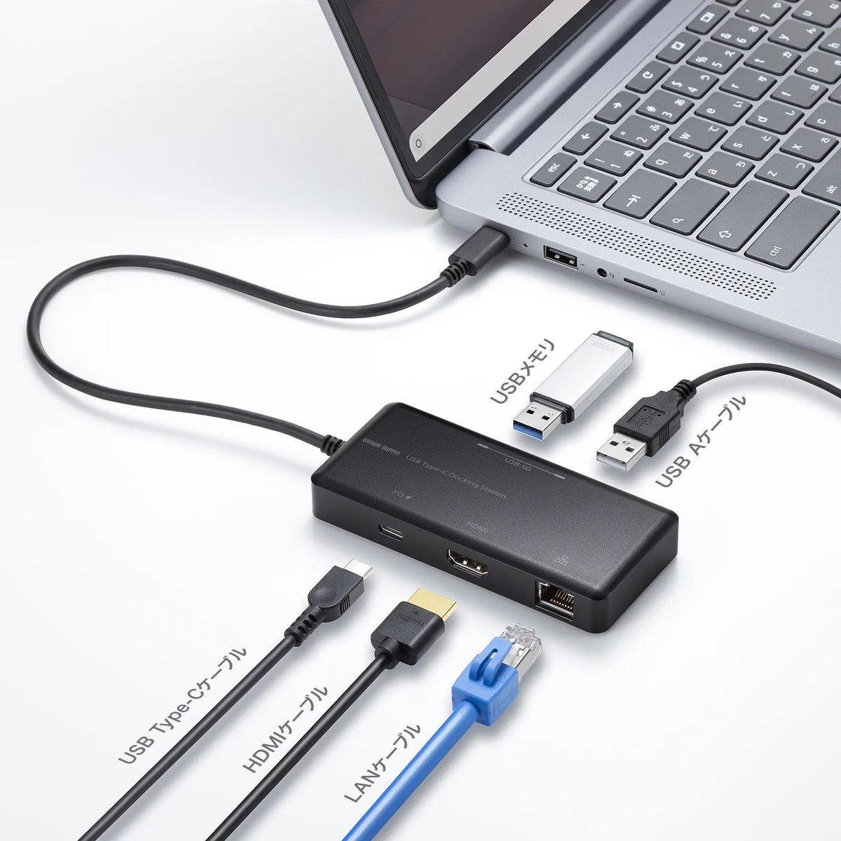 USB Type-C Docking Station USB-DKM7BK
