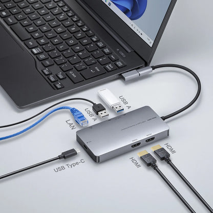 USB Type-C Docking Station USB-DKM8S