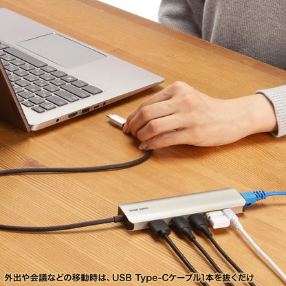 8K compatible USB Type-C docking station USB-DKM9S