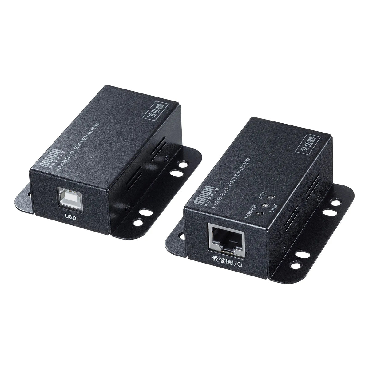 USB 2.0 Extender (with 2-port hub) USB-EXSET3