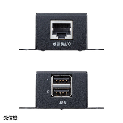 USB 2.0 Extender (with 2-port hub) USB-EXSET3