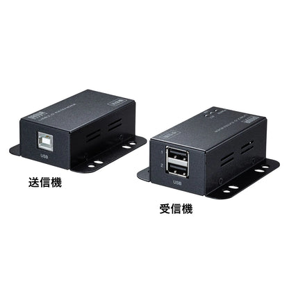 USB 2.0 Extender (with 2-port hub) USB-EXSET3