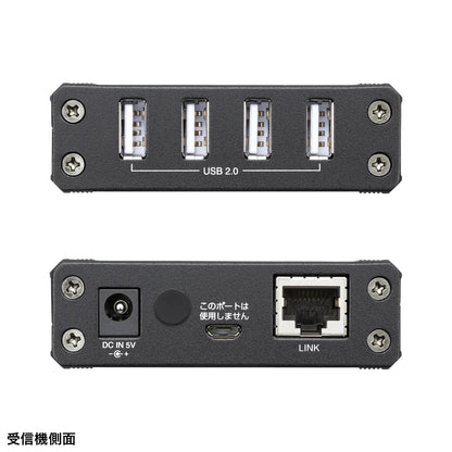 USB 2.0 Extender (100m extension, 4 ports) USB-EXSET4
