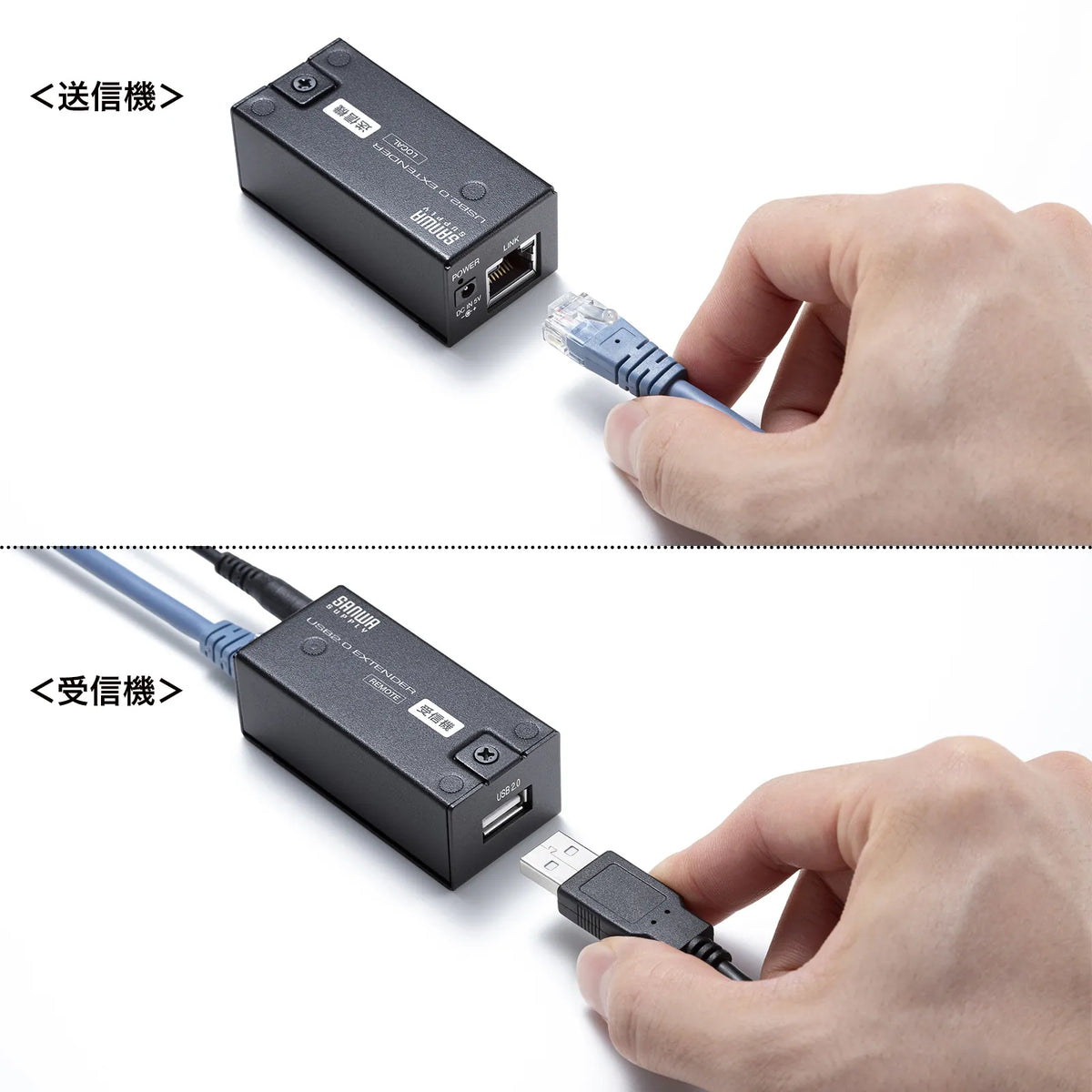 USB 2.0 Extender (150m extension, 1 port) USB-EXSET5