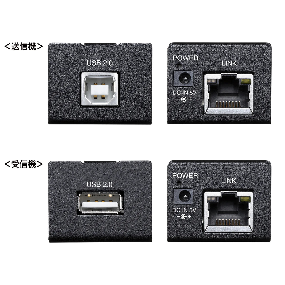 USB 2.0 Extender (150m extension, 1 port) USB-EXSET5