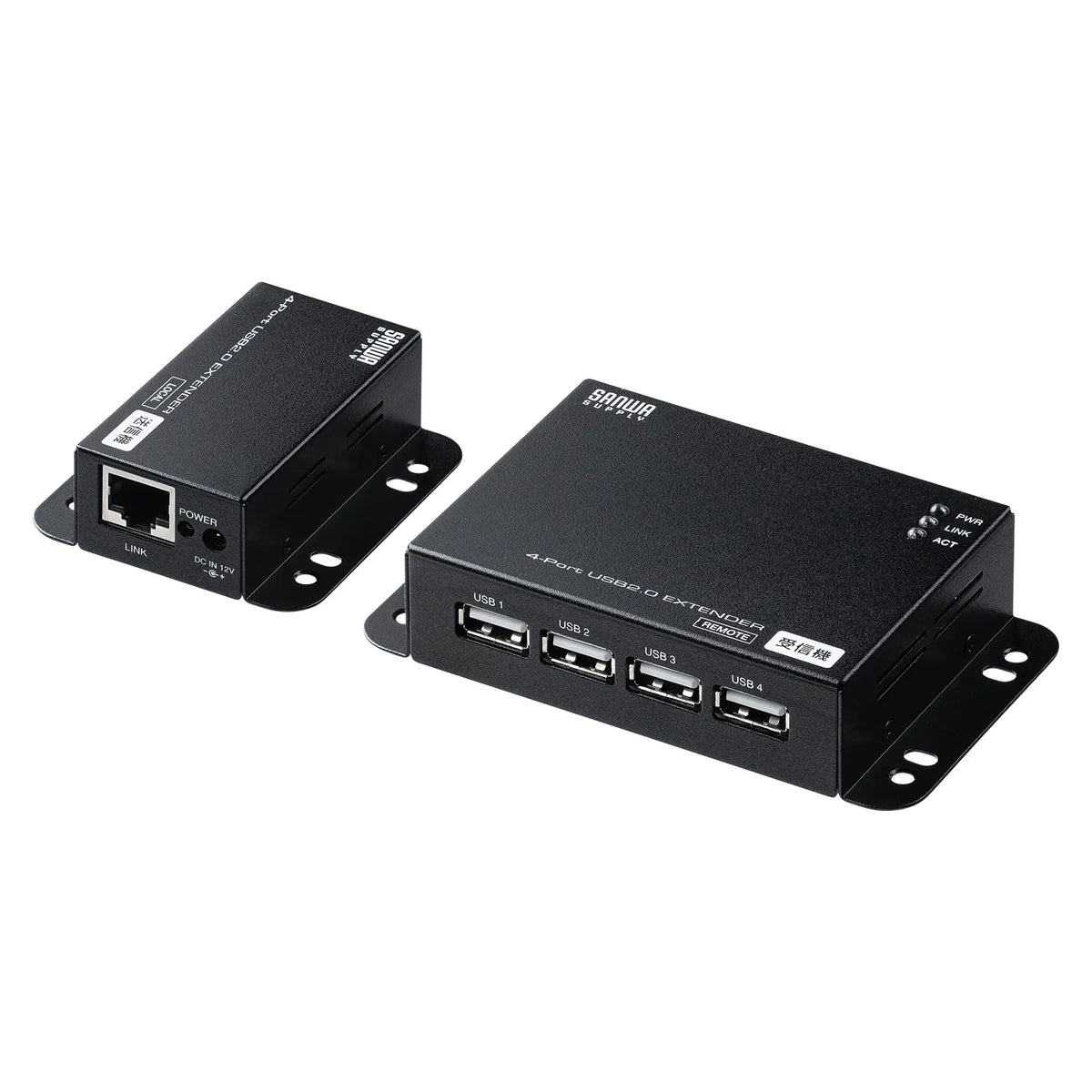 USB 2.0 Extender (50m extension, 4 ports) USB-EXSET6