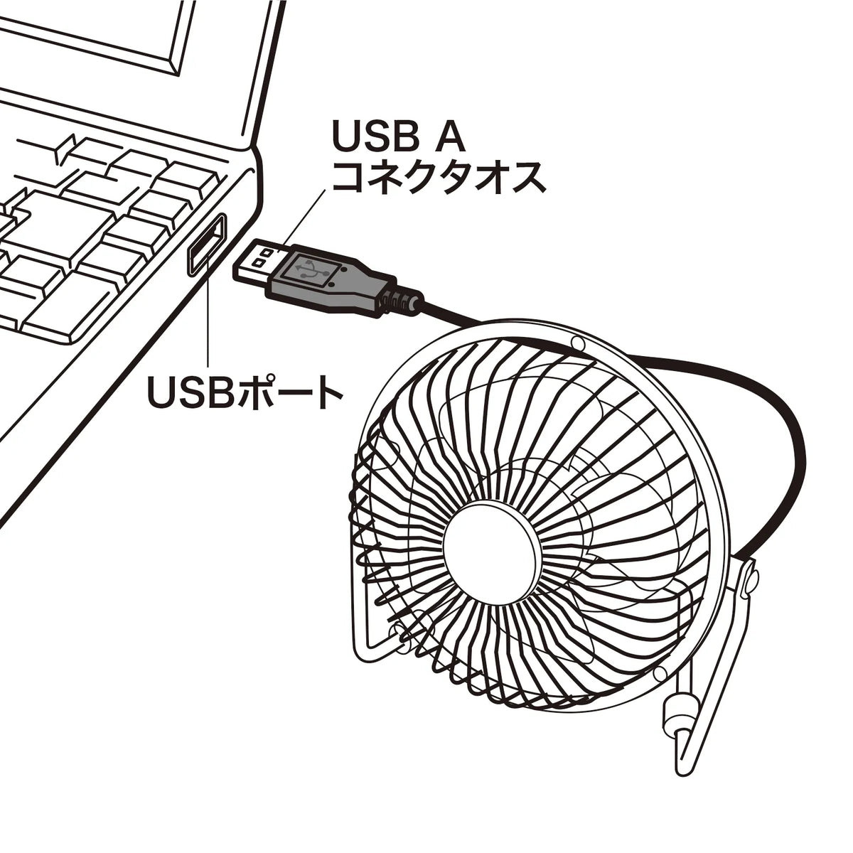 USB Fan USB-TOY64N
