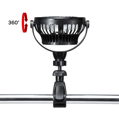 Small clamp-on fan (rechargeable) VEH-FAN1