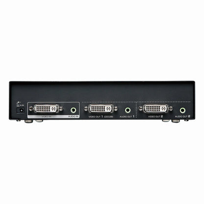 Full HD compatible DVI display splitter (2-way) VGA-DVSP2