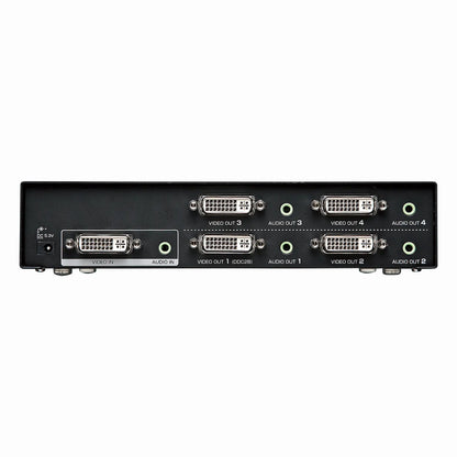 Full HD compatible DVI display splitter (4-way) VGA-DVSP4