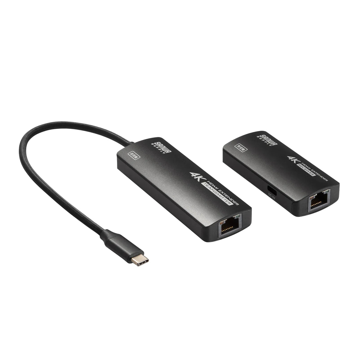 USB Type C-HDMI変換エクステンダー(4K対応） VGA-EXHDC