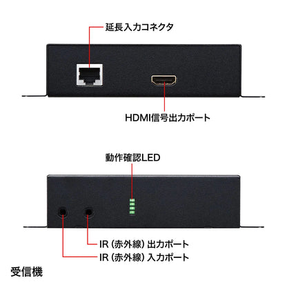 PoE-compatible HDMI extender (set model) VGA-EXHDPOE2