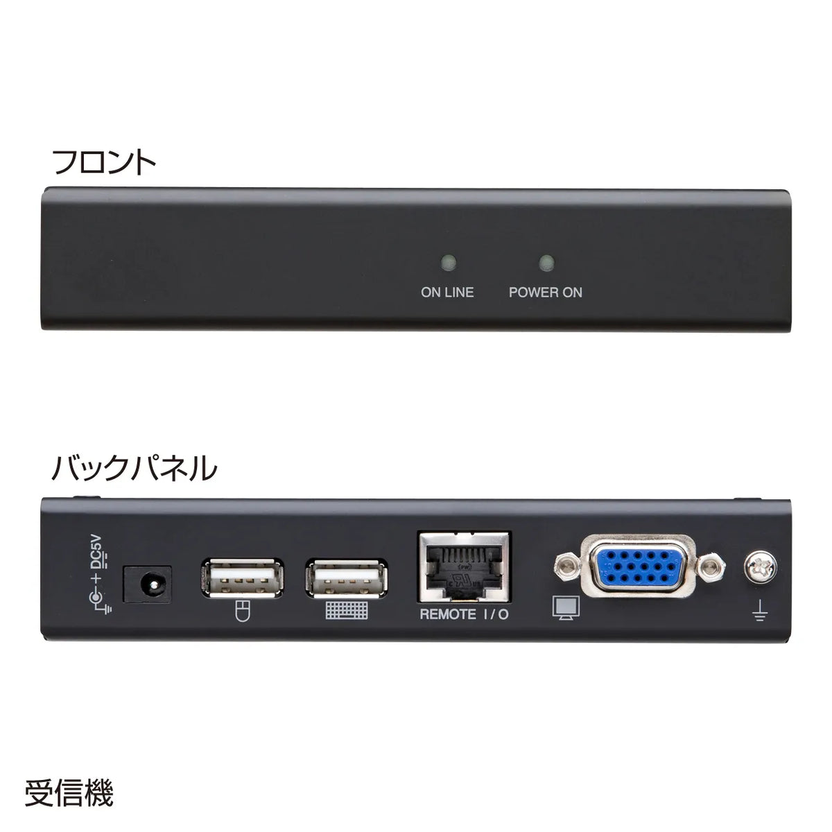 KVMエクステンダー（USB用・セットモデル） VGA-EXKVMU
