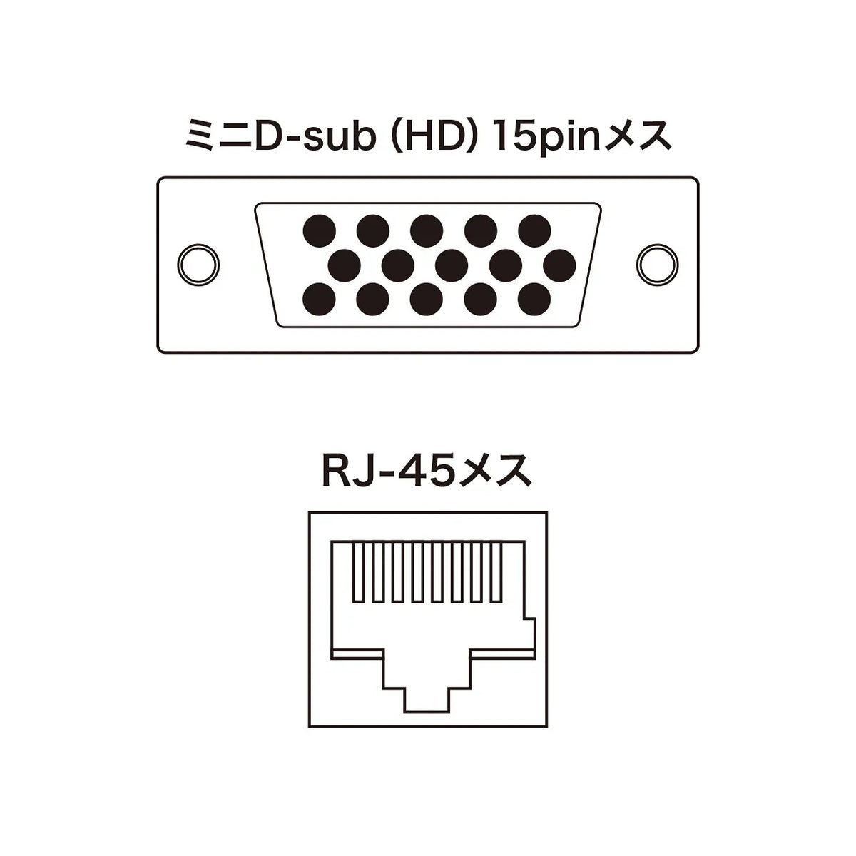 Display Extender (Receiver Power Supply Not Required, Set Model) VGA-EXSET3