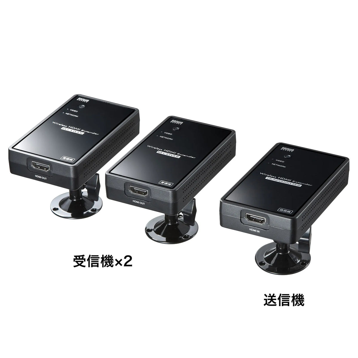 Wireless HDMI Splitter Extender (2-way) VGA-EXWHD7N