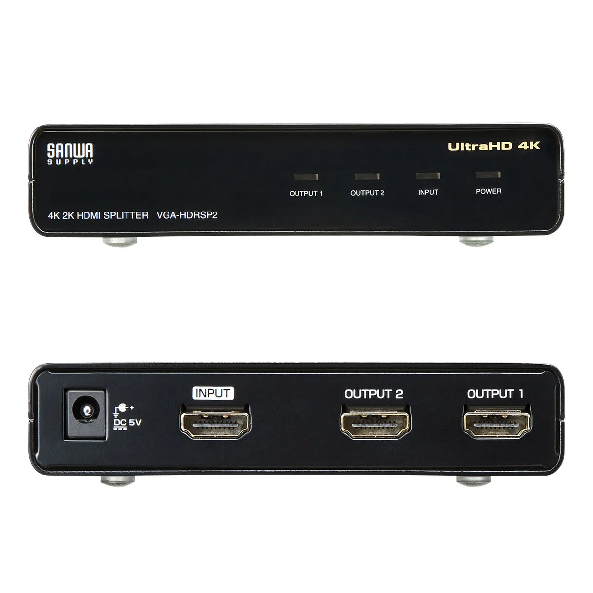 4K/60Hz HDR compatible HDMI splitter (2-way) VGA-HDRSP2