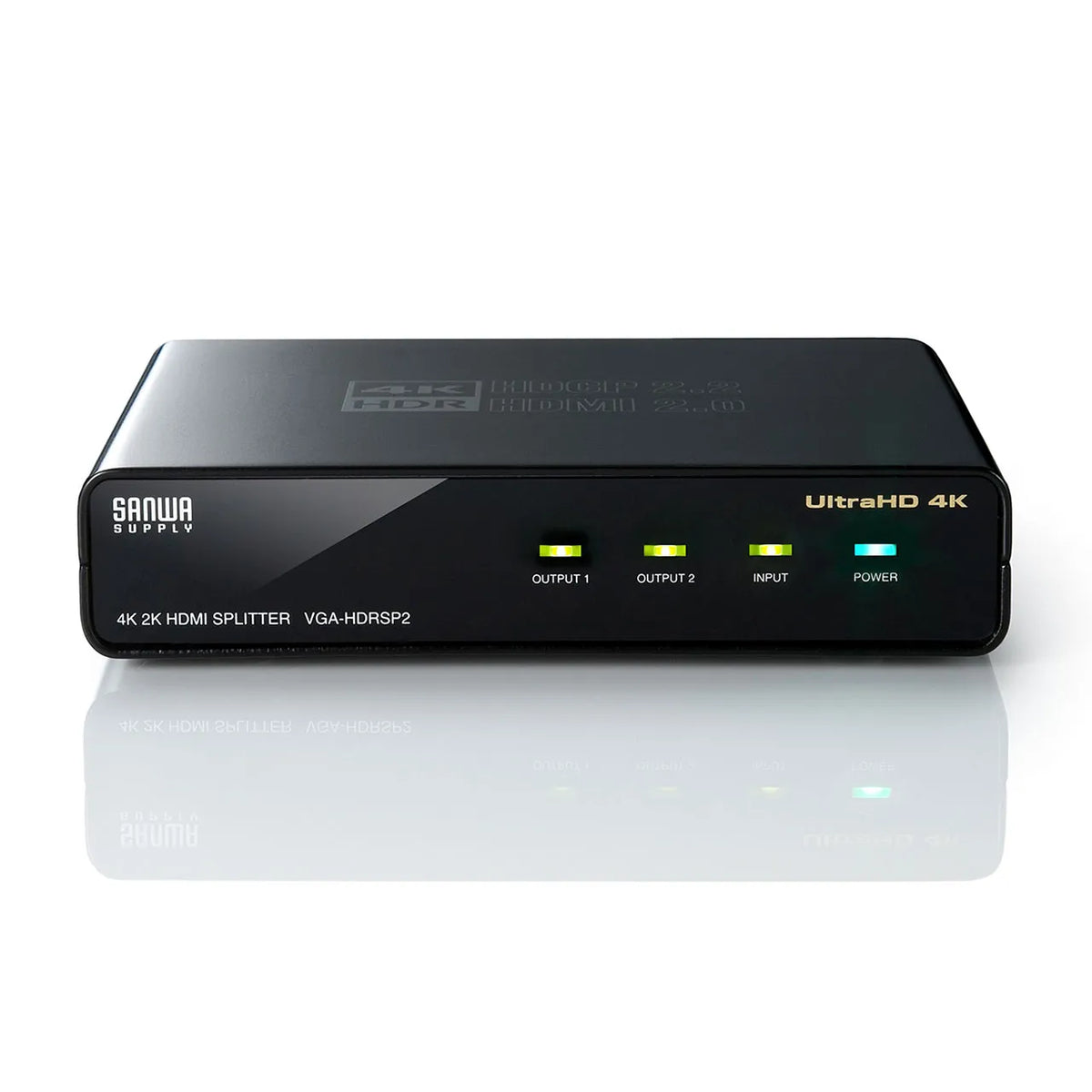 4K/60Hz HDR compatible HDMI splitter (2-way) VGA-HDRSP2