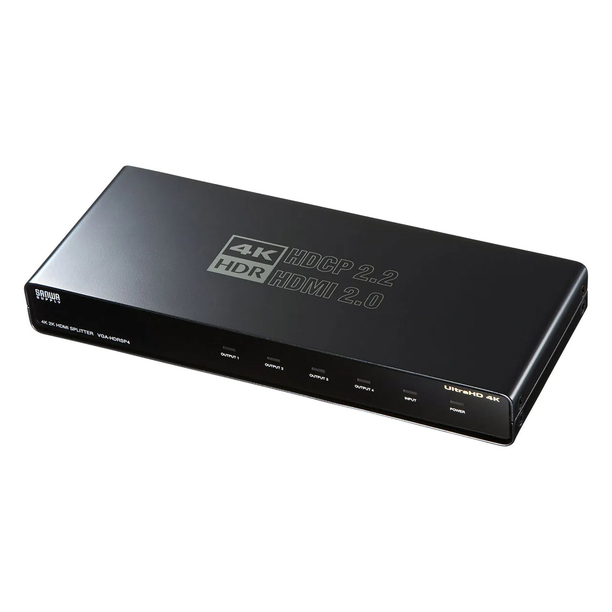 4K/60Hz HDR compatible HDMI splitter (4-way) VGA-HDRSP4