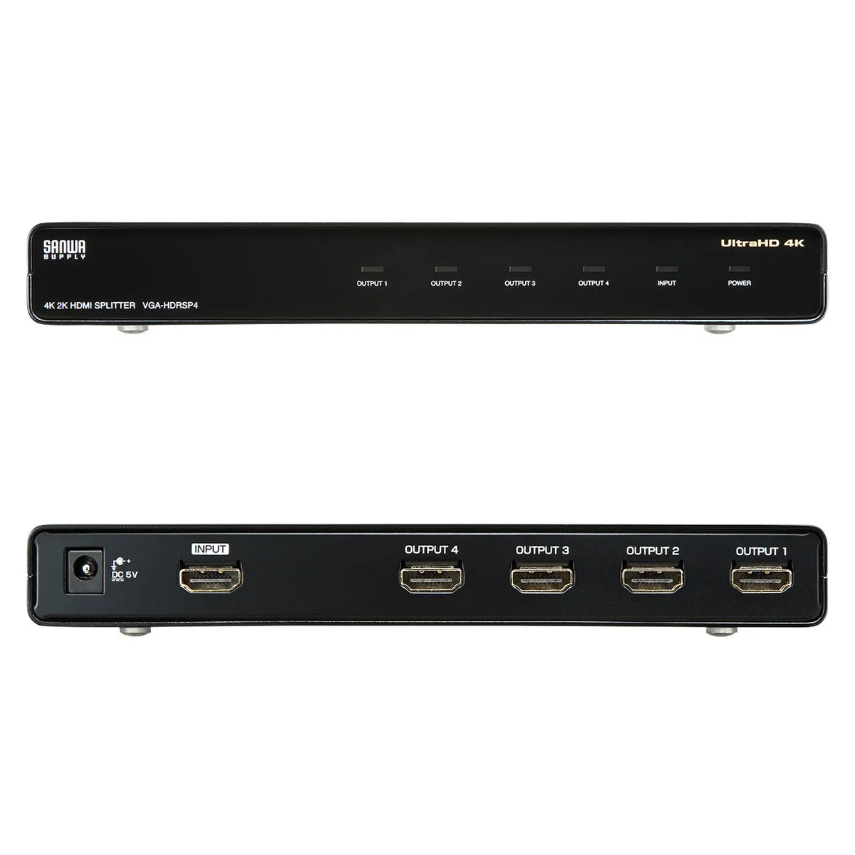 4K/60Hz HDR compatible HDMI splitter (4-way) VGA-HDRSP4