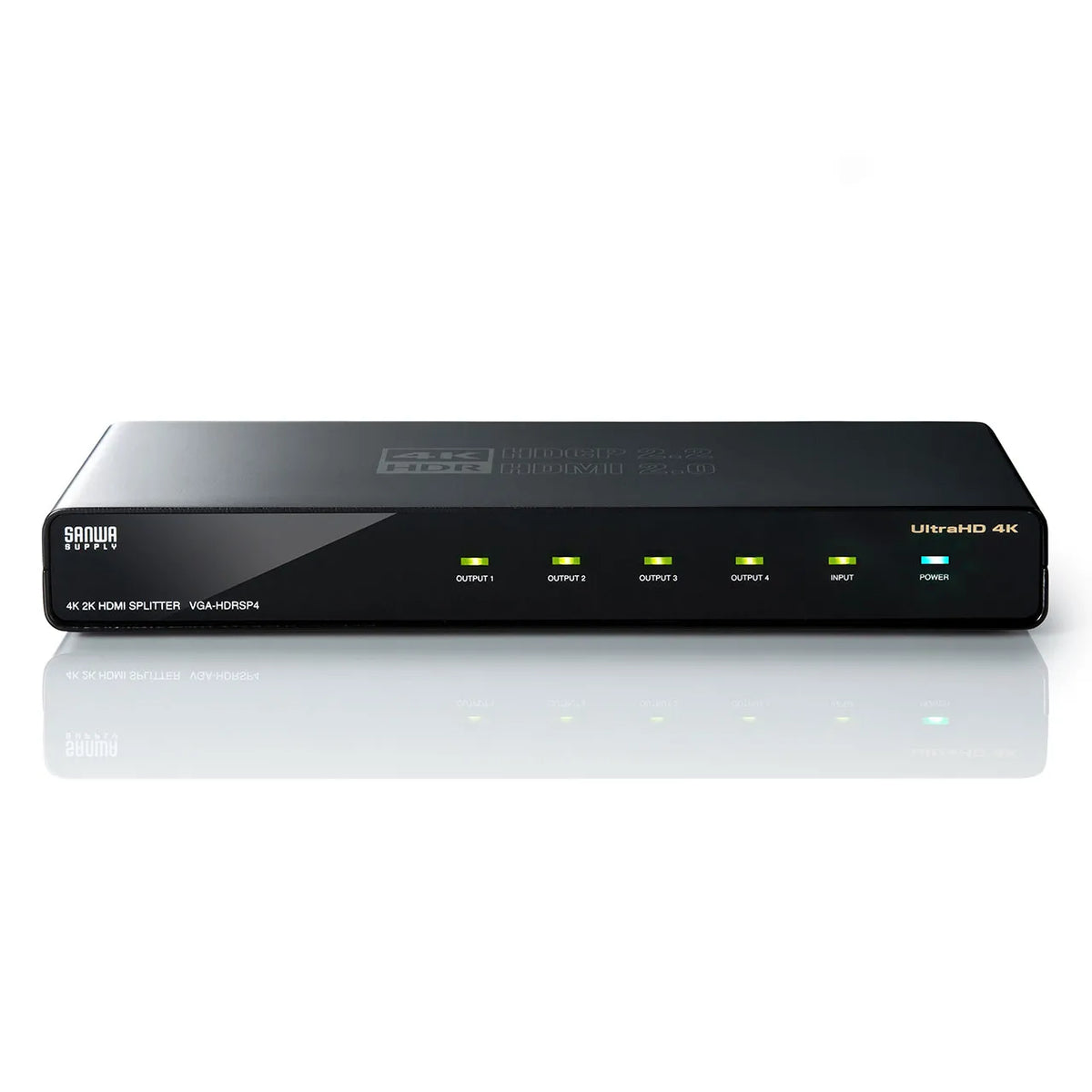 4K/60Hz HDR compatible HDMI splitter (4-way) VGA-HDRSP4