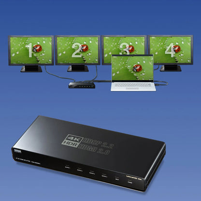 4K/60Hz HDR compatible HDMI splitter (4-way) VGA-HDRSP4