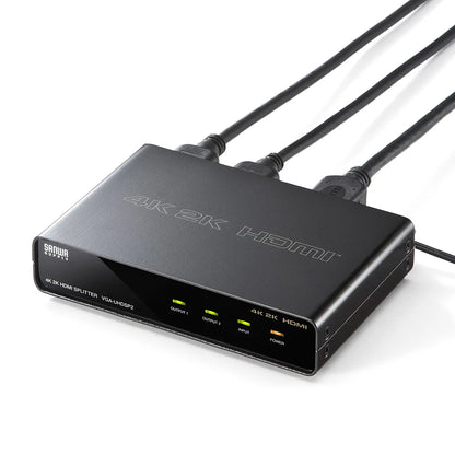 4K2K compatible HDMI splitter (2-way) VGA-UHDSP2