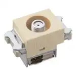 WCS3013F Highly Shielded TV Terminal for Home Use (Current Passing Type) (10 to 3224 MHz) (Beige)