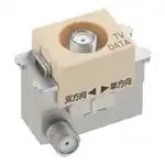 WCS3614F Recessed Highly Shielded TV Terminal (10-3224MHz) (with filter) (Beige)