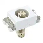WCS3814CW Advanced Series Recessed High-Shield TV Terminal (Current-Passing Type) (10 to 3224 MHz) (Ceramic White)