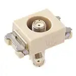 WCS3814F Recessed Highly Shielded TV Terminal (Current Passing Type) (10 to 3224 MHz) (Beige)