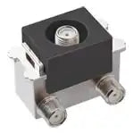 WCS4811H Recessed High-Shield TV Outlet for Wiring (Current-Passing Type) (10 to 3224 MHz) (Gray)