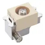 WCS4812F Recessed High-Shield TV Outlet Terminal (Current-Passing Type) (10 to 3224 MHz) (Beige)