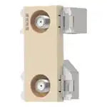 WCS4822F Recessed Highly Shielded TV Outlet for 2 Terminals (Current Passing Type) (10 to 3224 MHz) (Beige)